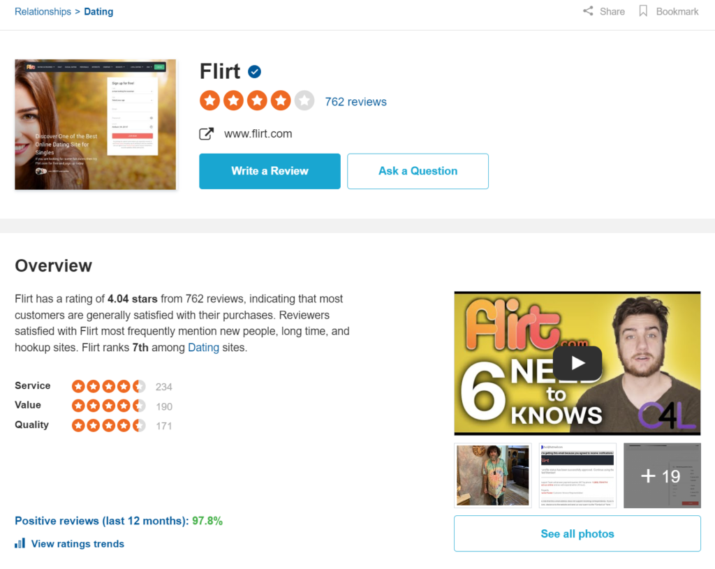 Flirts com reviews